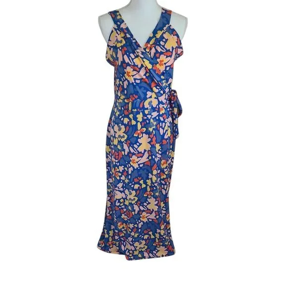 stitch fix 41 hawthorn hellena floral faux wrap maxi dress womens size XL - Picture 2 of 5